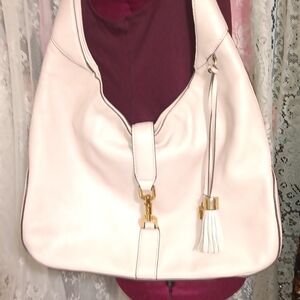 G.I.L.I classic leather pebble hobo Verona bag Tuscany Rose, NWOTS
